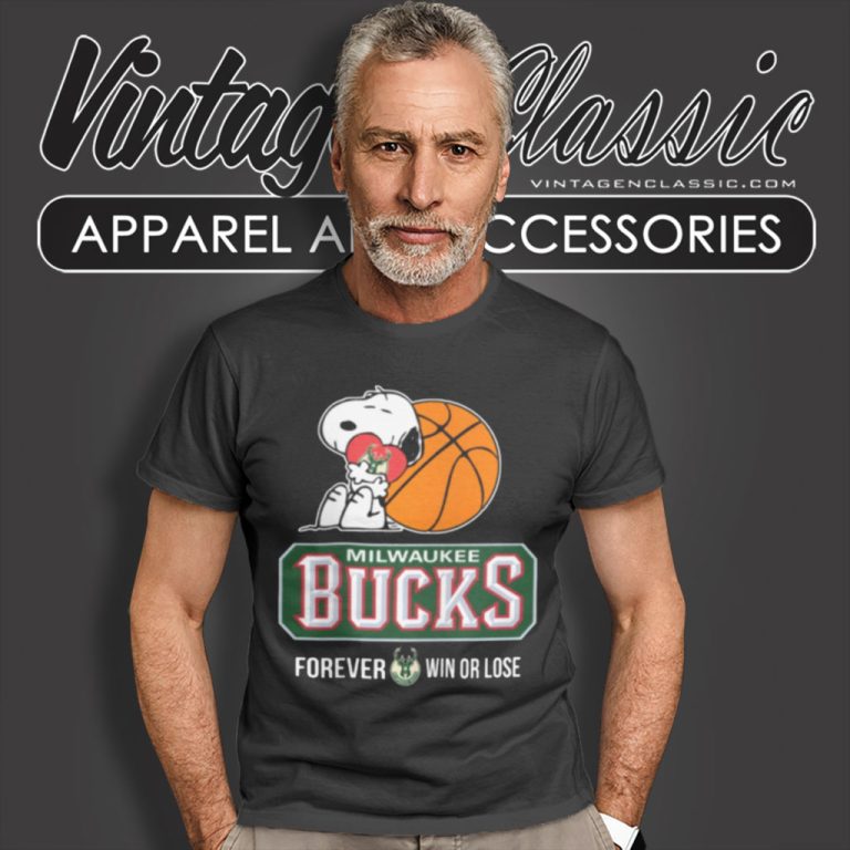 Nba The Peanuts Movie Snoopy Forever Win Or Lose Basketball Milwaukee Bucks T Shirt Nba The Peanuts Movie Snoopy Forever Win Or Lose Basketball Milwaukee Bucks T Shirt