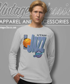 Utah Jazz Logo Long Sleeve Tee