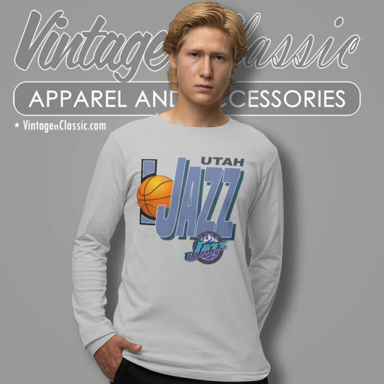 Utah Jazz Logo Long Sleeve Tee Utah Jazz Logo Long Sleeve Tee