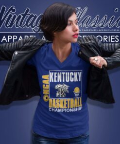Ncaa Basketball Championship Kentucky Wildcats University V Neck TShirt