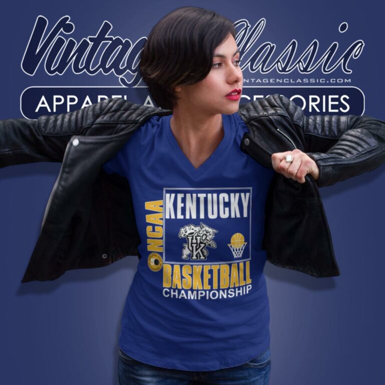 Ncaa Basketball Championship Kentucky Wildcats University V Neck TShirt Ncaa Basketball Championship Kentucky Wildcats University V Neck TShirt