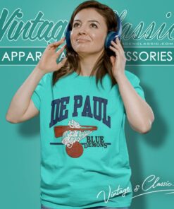 Ncaa Depaul Blue Demons University Basketball Women T Shirt