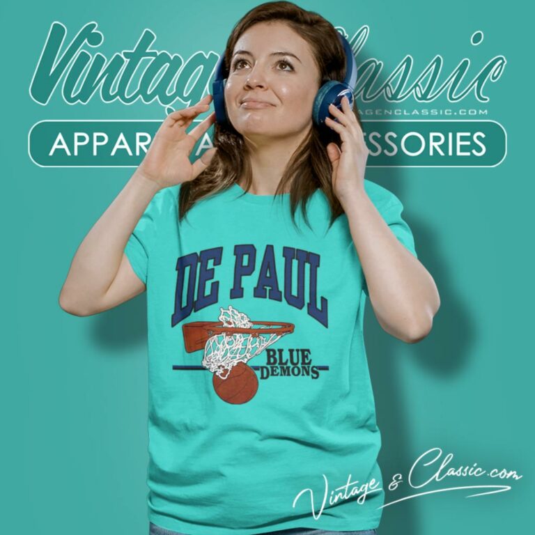 Ncaa Depaul Blue Demons University Basketball Women T Shirt Ncaa Depaul Blue Demons University Basketball Women T Shirt