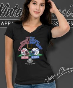 Grizzlies Vs Jackrabbits 2024 FCS Football Championship V Neck TShirt