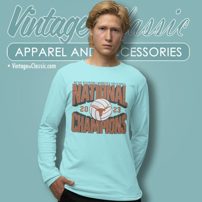 Ncaa Division I Womens Volleyball National Champions 2023 Texas Longhorns Long Sleeve Tee Ncaa Division I Womens Volleyball National Champions 2023 Texas Longhorns Long Sleeve Tee