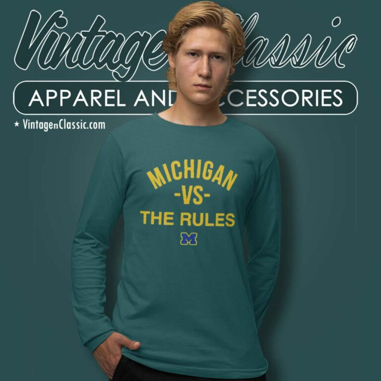 Ncaa Michigan Vs The Rules Amber Moots Long Sleeve Tee Ncaa Michigan Vs The Rules Amber Moots Long Sleeve Tee