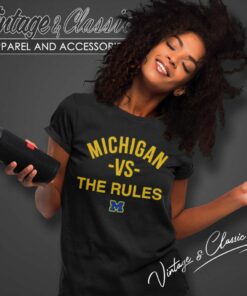 Ncaa Michigan Vs The Rules Amber Moots Women TShirt