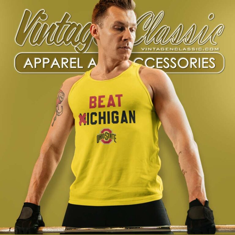 Ncaa Ohio State Vs Michigan Shirt Rivalry Beat Michigan Tank Top Racerback Ncaa Ohio State Vs Michigan Shirt Rivalry Beat Michigan Tank Top Racerback