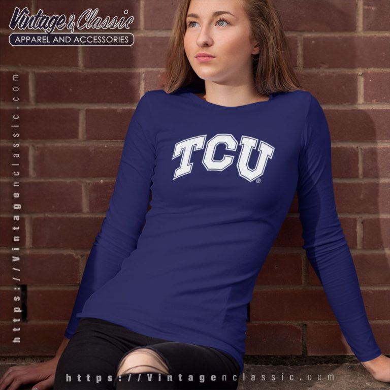 Ncaa Tcu Horned Frogs Logo Long Sleeve Tee Ncaa Tcu Horned Frogs Logo Long Sleeve Tee