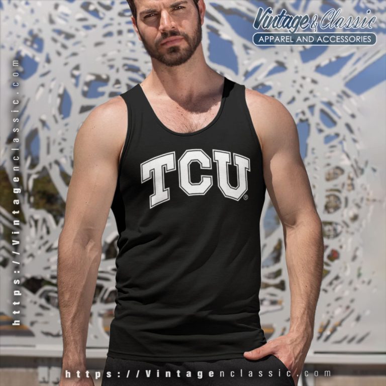 Ncaa Tcu Horned Frogs Logo Tank Top Racerback Ncaa Tcu Horned Frogs Logo Tank Top Racerback