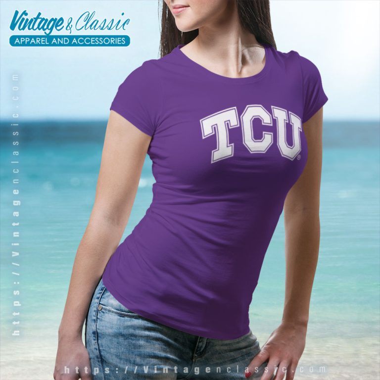 Ncaa Tcu Horned Frogs Logo Women T Shirt Ncaa Tcu Horned Frogs Logo Women T Shirt