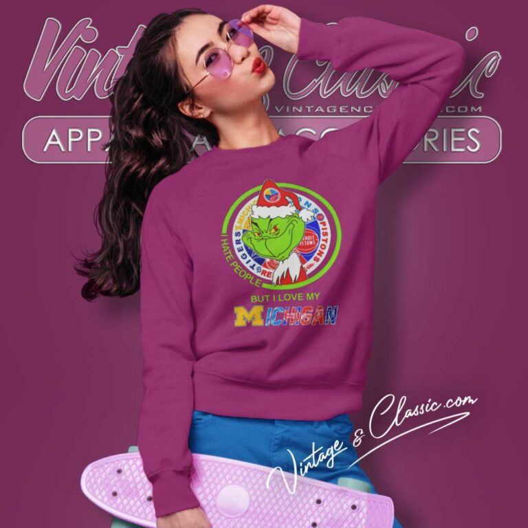 Ncaa The Grinch Michigan Shirt I Love My Michigan Wolverines Sweatshirt Ncaa The Grinch Michigan Shirt I Love My Michigan Wolverines Sweatshirt