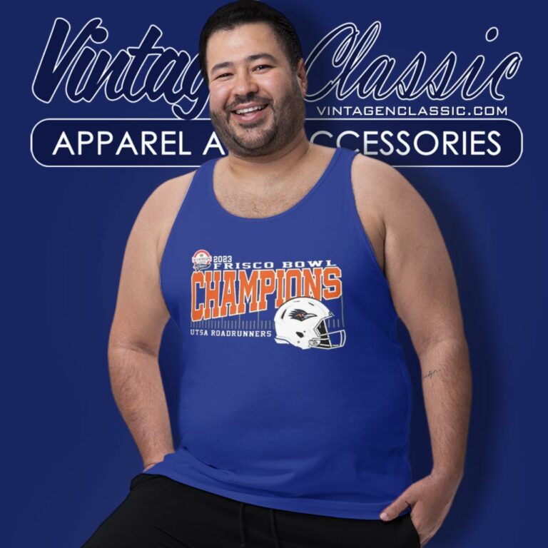Ncaa Utsa Football 2023 Frisco Bowl Champions Helmet Tank Top Racerback Ncaa Utsa Football 2023 Frisco Bowl Champions Helmet Tank Top Racerback