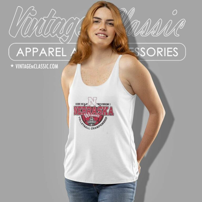 Nebraska Cornhuskers Womens Volleyball Championship Tank Top Racerback Nebraska Cornhuskers Womens Volleyball Championship Tank Top Racerback