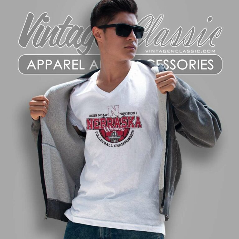 Nebraska Cornhuskers Womens Volleyball Championship V Neck TShirt Nebraska Cornhuskers Womens Volleyball Championship V Neck TShirt