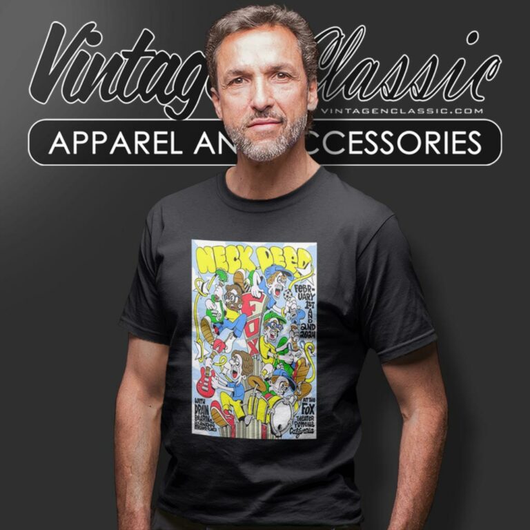 Neck Deep The Fox Theater Pomona Ca Tour 2024 Poster T Shirt Neck Deep The Fox Theater Pomona Ca Tour 2024 Poster T Shirt