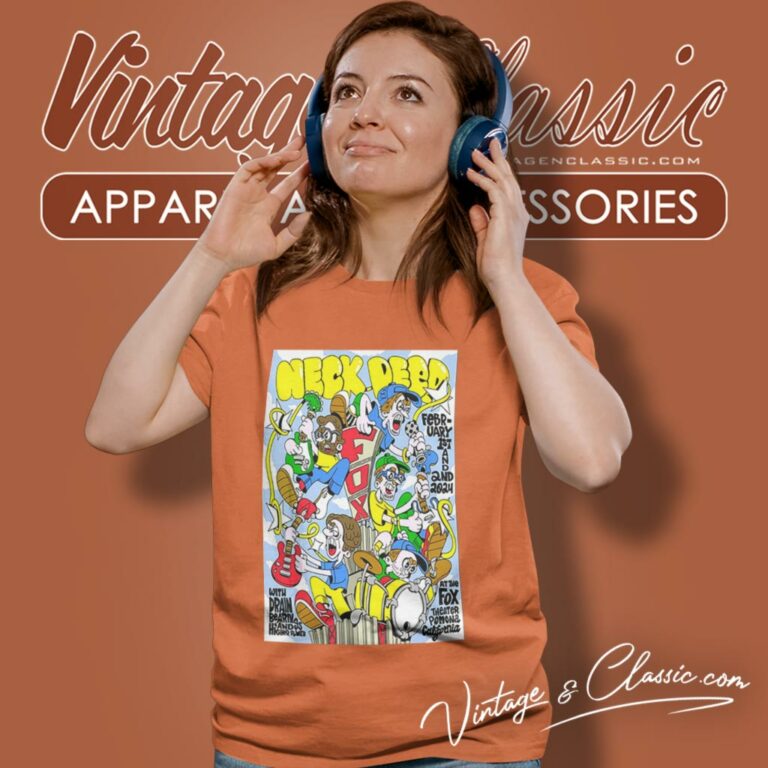 Neck Deep The Fox Theater Pomona Ca Tour 2024 Poster Women T Shirt Neck Deep The Fox Theater Pomona Ca Tour 2024 Poster Women T Shirt