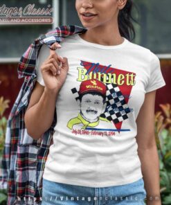 Neil Bonnett Memorial Nascar Vintage Women TShirt
