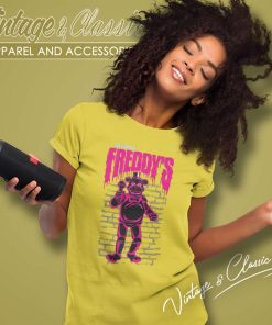 Neon Pink Freddy Against The Wall Neon Pink Freddy Against The Wall Women TShirt