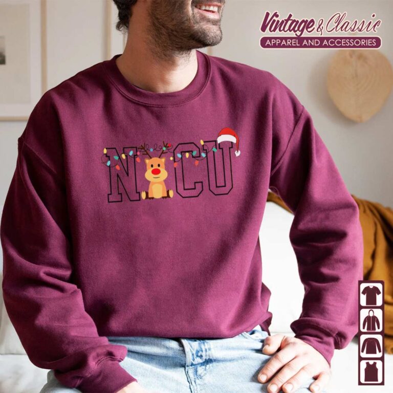 Neonatal Intensive Care Nurse Santa Christmas NICU Christmas Sweatshirt Neonatal Intensive Care Nurse Santa Christmas NICU Christmas Sweatshirt