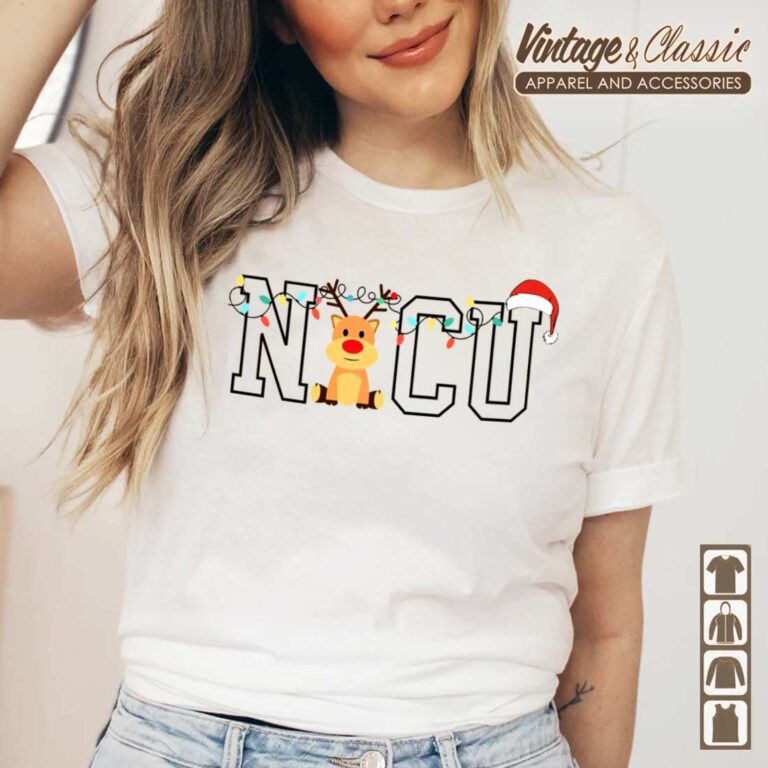 Neonatal Intensive Care Nurse Santa Christmas NICU Christmas Tshirt 2 Neonatal Intensive Care Nurse Santa Christmas NICU Christmas Tshirt 2