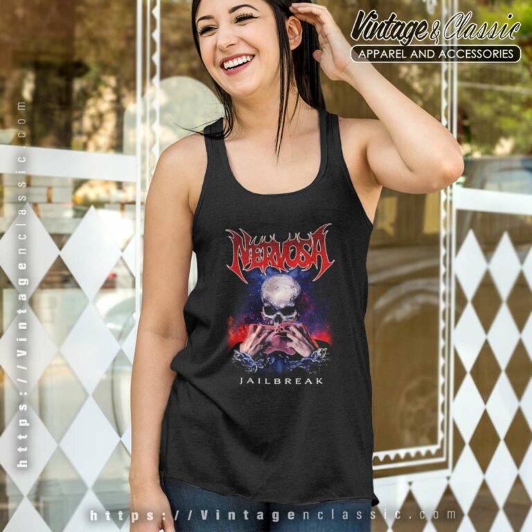 Nervosa Jailbreak Tank Top Racerback Nervosa Jailbreak Tank Top Racerback