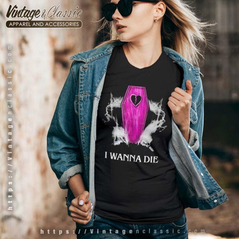 Nessa Barrett Mesh I Wanna Die Vneck Nessa Barrett Mesh I Wanna Die Vneck