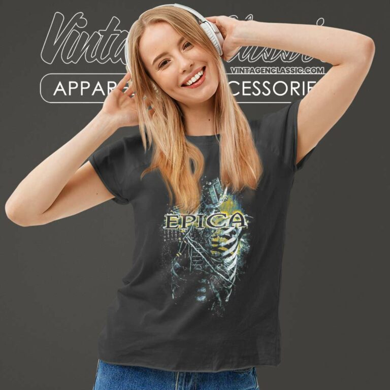 Netherlands Hard Rock Metal Band Tees Epica Women TShirt Netherlands Hard Rock Metal Band Tees Epica Women TShirt