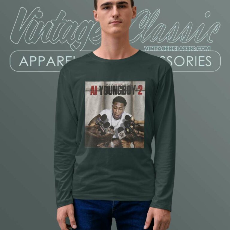 Never Broke Again Ai Youngboy 2 Long Sleeve Tee Never Broke Again Ai Youngboy 2 Long Sleeve Tee