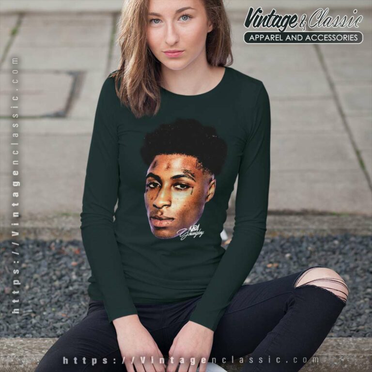 Never Broke Again Music Young Money Face Long Sleeve Tee Never Broke Again Music Young Money Face Long Sleeve Tee