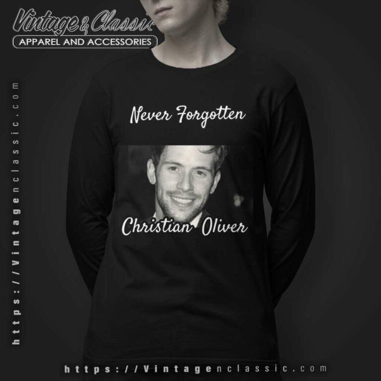 Never Forgotten Christian Oliver Long Sleeve Tee Never Forgotten Christian Oliver Long Sleeve Tee