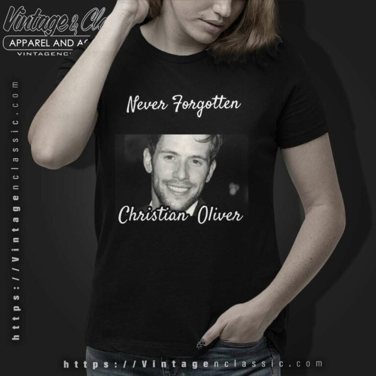 Never Forgotten Christian Oliver Women TShirt Never Forgotten Christian Oliver Women TShirt