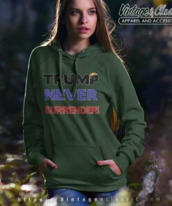Never Surrender Shirt Donald Trump Did Nothing Wrong Hoodie