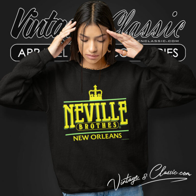 Neville Brothers New Orleans Mardi Gras Sweatshirt Neville Brothers New Orleans Mardi Gras Sweatshirt