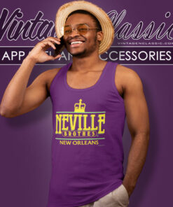 Neville Brothers New Orleans Mardi Gras Tank Top Racerback