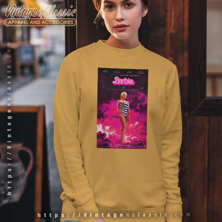 New Barbie Oppenheimer Poster Sweatshirt New Barbie Oppenheimer Poster Sweatshirt