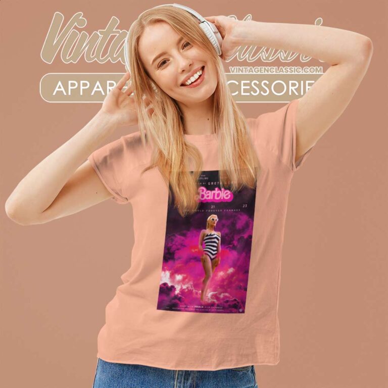 New Barbie Oppenheimer Poster Women TShirt New Barbie Oppenheimer Poster Women TShirt