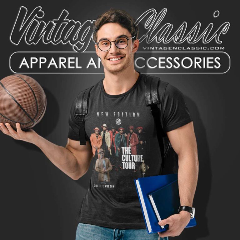 New Edition With Charlie Wilson The Culture Tour 2023 T Shirt New Edition With Charlie Wilson The Culture Tour 2023 T Shirt