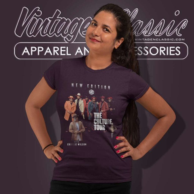 New Edition With Charlie Wilson The Culture Tour 2023 Women TShirt New Edition With Charlie Wilson The Culture Tour 2023 Women TShirt