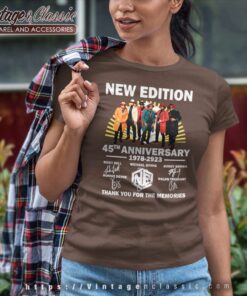 New Editions 45th Anniversary 1978 2023 Thank You For The Memories Shirt 5 New Editions 45th Anniversary 1978 2023 Thank You For The Memories Women TShirt