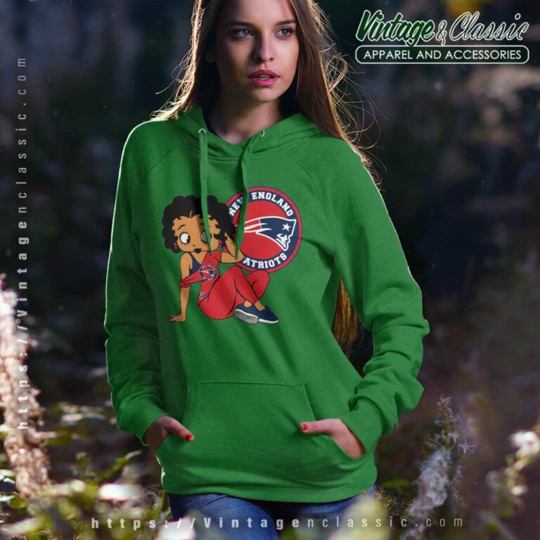 New England Patriots Betty Boop Hoodie New England Patriots Betty Boop Hoodie