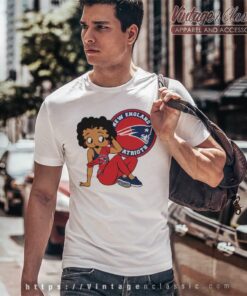 New England Patriots Betty Boop T Shirt