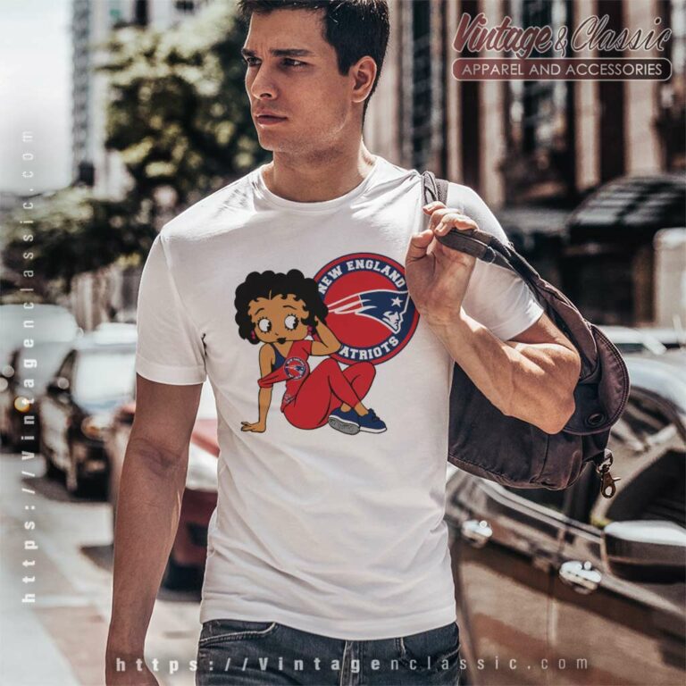 New England Patriots Betty Boop T Shirt New England Patriots Betty Boop T Shirt