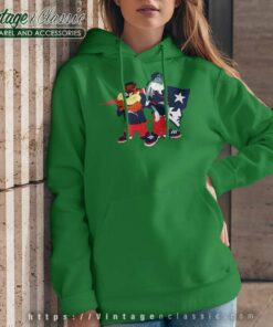 New England Patriots Bugs Bunny Taz Hoodie