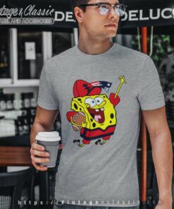 New England Patriots Football Spongebob T Shirt