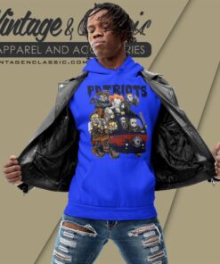 New England Patriots Horror Movies Characters Halloween Shirt Hoodie