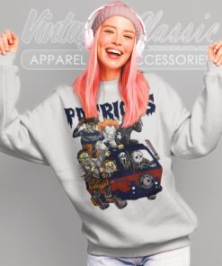 New England Patriots Horror Movies Characters Halloween Shirt Sweatshirt