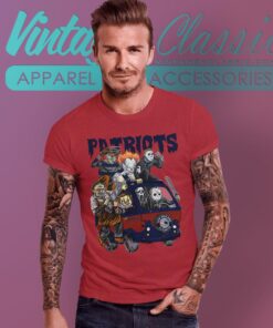 New England Patriots Horror Movies Characters Halloween Shirt T shirt