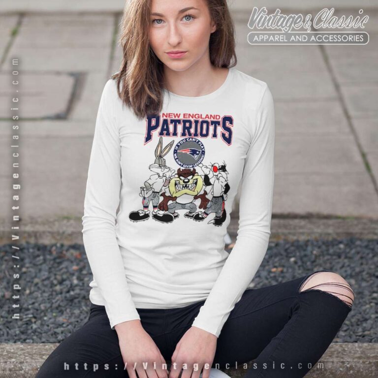 New England Patriots Looney Tunes Long Sleeve Tee New England Patriots Looney Tunes Long Sleeve Tee