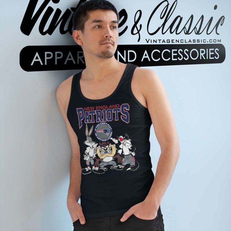 New England Patriots Looney Tunes Tank Top Racerback New England Patriots Looney Tunes Tank Top Racerback